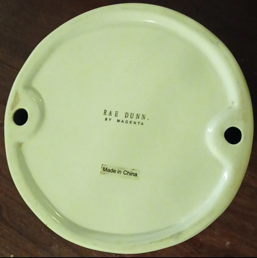 Rae Dunn Artisan Stoneware SLURP Cats Watering Bowl Collectible & Discontinued